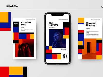 Dave - Stories Instagram Template branding colorful company concept corporate creative design html illustration instagram instagram template isntagram landing landing page page photography stories instagram studio webapp website