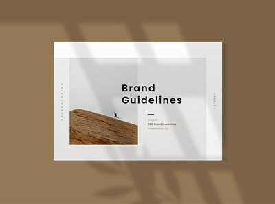 Brand Guideline Template clean colorful company corporate design google slides keynote modern multipurpose multipurpose template photography pitch deck portfolio powerpoint studio template unique web design web development website