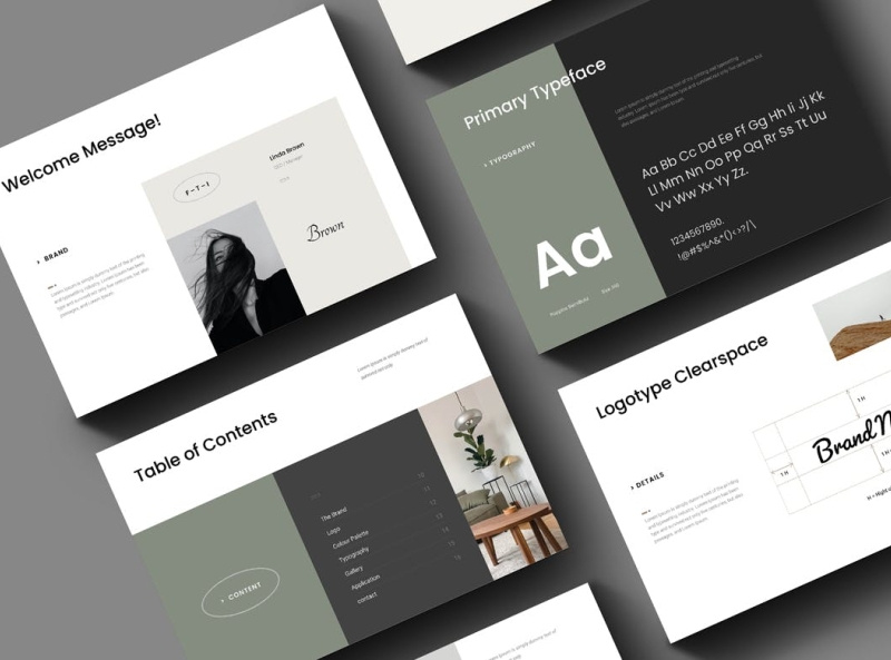 Brand Guideline Template by SlideMaster on Dribbble