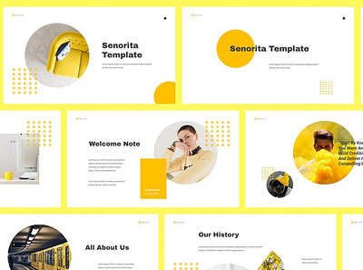 Senorita Brand Guideline abstract brand identity branding brochure concept corporate creative design graphic design guidelines illustration keynote multipurpose multipurpose template pitch deck powerpoint ui web design web development website