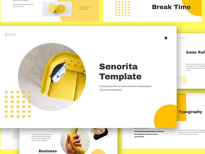 Senorita Brand Guideline abstract brand identity branding brochure concept corporate creative design graphic design guidelines illustration keynote multipurpose multipurpose template pitch deck powerpoint ui web design web development website