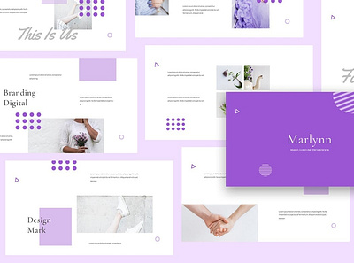 Marlynn - Branding Guidelines Keynote brand identity branding branding guidelines brochure corporate creative design google slides guidelines illustration keynote multipurpose multipurpose template pitch deck powerpoint presentation presentation template web design web development website