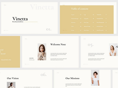 Vinetta Brand Guidelines Template