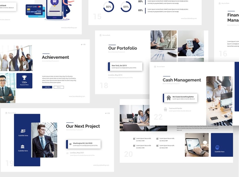 Bounie Company Profile Powerpoint Template by SlideMaster on Dribbble