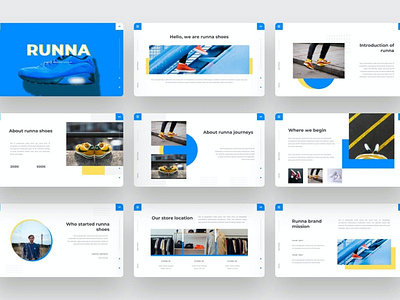 Runna - Shoes & Sneakers PowerPoint Template