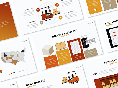 Shipping And Logistic Infographic Keynote Template