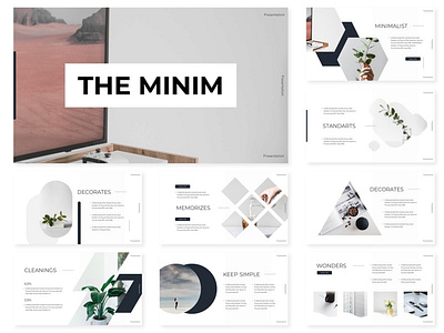 The Minim | Keynote Template abstract brand identity branding business keynote concept corporate creative design google slides illustration keynote keynote template multipurpose multipurpose template powerpoint presentation presentation template startup web design web development