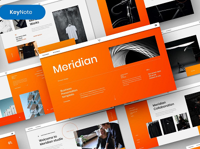 Meridian – Business Keynote Template abstract brand identity business business keynote concept corporate creative design google slides illustration keynote keynote template multipurpose multipurpose template powerpoint presentation presentation template startup web design web development