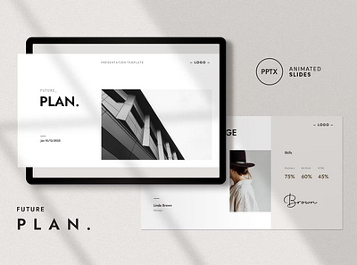 Future Plan Presentation abstract best branding business concept corporate creative design digital future future plan golden illustration minimal plan plan presentation powerpoint presentation stylish ui