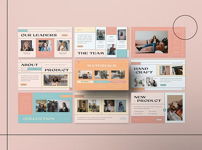 Notuns Creative Google Slide abstract branding business company concept creative deck design fashion illustration lookbook pitch portfolio powerpoint proposal simplicity ui vector web web development