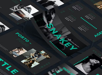 Sneaky Keynote abstract agency apple black branding catalog concept creative design illustration lookbook moodboard portfolio powerpoint style tech template ui urban vector