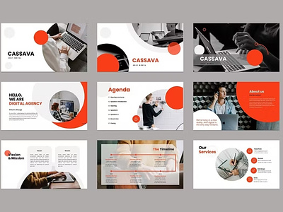 Cassava Business PowerPoint Template