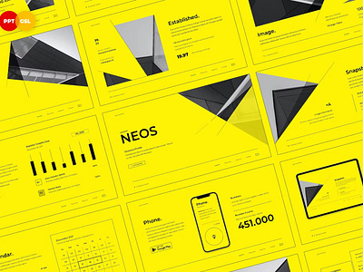 NEOS - Company Profile abstract agency branding business company profile concept corporate creative design digital googleslide graphic design illustration organization powerpoint software startup studio ui vector