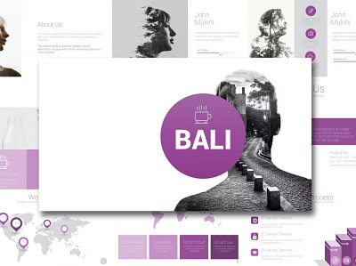 BALI Google Slides abstract advertising branding concept corporate creative design google slides graphic design illustration infographic motion graphics photography powerpoint pptx presentation slide ui unique vector