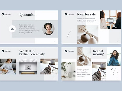 Free Simple Minimal Presentation Template