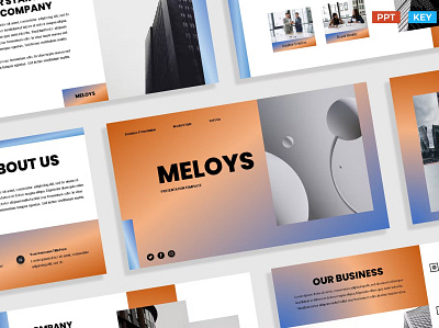 FREE Modern Business & Company abstract branding company concept creative creative modern design google slides gradient graphic design illustration infographic minimalist motion graphics powerpoint project slides template timeline ui vector
