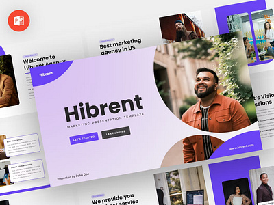 Hibrent - Marketing Powerpoint Template