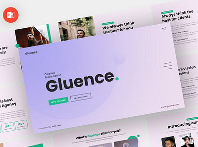 Gluence - Creative Powerpoint Template annual business clean corporate download google slides keynote pitch pitch deck powerpoint powerpoint template pptx presentation presentation template project report slidemaster slides template web