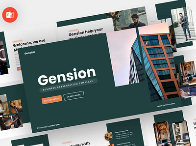 Gension - Business Powerpoint Template annual business clean corporate download google slides keynote pitch pitch deck powerpoint powerpoint template pptx presentation presentation template project report slidemaster slides template web