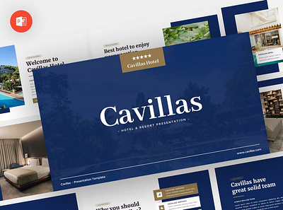 Cavillas - Hotel Powerpoint Template annual business clean corporate download google slides keynote pitch pitch deck powerpoint powerpoint template pptx presentation presentation template project report slidemaster slides template web