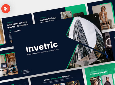 Invetric - Corporate Powerpoint Template annual business clean corporate download google slides keynote pitch pitch deck powerpoint powerpoint template pptx presentation presentation template project report slidemaster slides template web