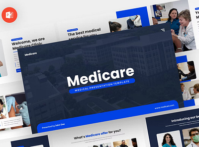 Medicare - Medical Powerpoint Template annual business clean corporate creative download google slides keynote pitch pitch deck powerpoint powerpoint template pptx presentation presentation template project report slidemaster slides template