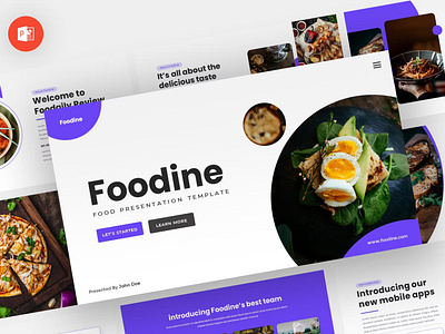 Foodine - Food Powerpoint Template