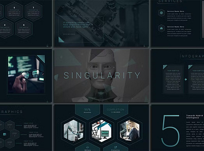 Singularity - Robotics PowerPoint Presentation annual business clean corporate download google slides keynote pitch pitch deck powerpoint powerpoint template pptx presentation presentation template project report slidemaster slides template web