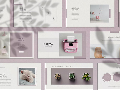 Freya Minimal PowerPoint Presentation Template