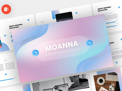 Moanna - Education Powerpoint Template annual business clean corporate download google slides keynote pitch pitch deck powerpoint powerpoint template pptx presentation presentation template project report slidemaster slides template web