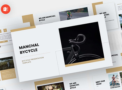 Manchal - Bicycle Powerpoint Template annual business clean corporate download google slides keynote pitch pitch deck powerpoint powerpoint template pptx presentation presentation template project report slidemaster slides template web