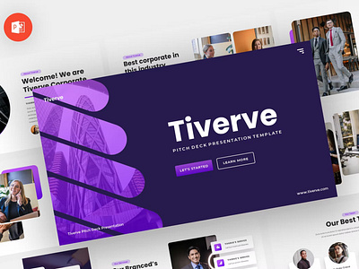 Tiverve - Pitch Deck Powerpoint Template