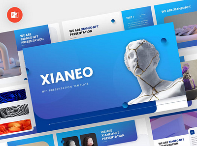 Xianeo - NFT Powerpoint Template annual business clean corporate download google slides keynote pitch pitch deck powerpoint powerpoint template pptx presentation presentation template project report slidemaster slides template web