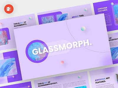 Glassmorph - Glassmorph Powerpoint Template annual business clean corporate download google slides keynote pitch pitch deck powerpoint powerpoint template pptx presentation presentation template project report slidemaster slides template web