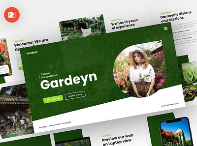 Gardeyn - Garden Powerpoint Template annual business clean corporate download google slides keynote pitch pitch deck powerpoint powerpoint template pptx presentation presentation template project report slidemaster slides template web