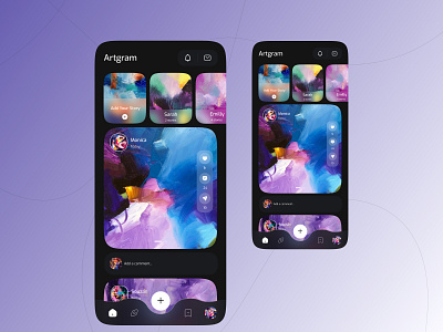 Artgram - Social Media by Mamdism for Pela Design on Dribbble