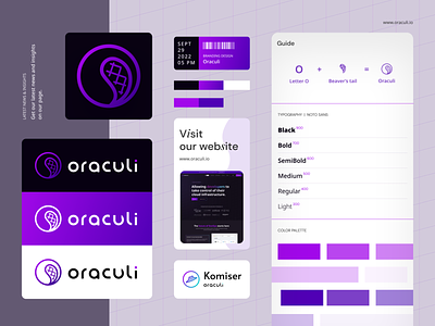 Oraculi Visual Identity branding branding design design graphic design logo startup typography visual identity