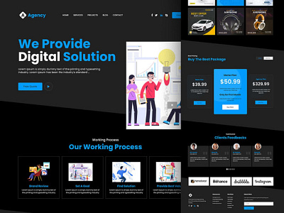 Website UI Design branding conversions design illustration marketing ui
