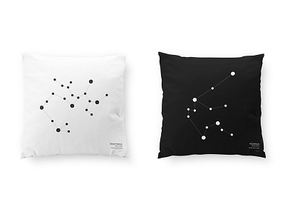 The Constellation Series astrology astronomy cushion design minimal poster solehab tee tshirt