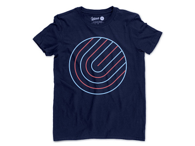 Circle Maze apparel clothing geometry minimal shape solehab tee tshirt