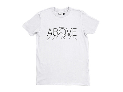Rise Above apparel clothing minimal solehab tee tshirt typography