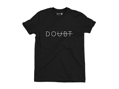 Doubt apparel clothing minimal solehab tee tshirt typography