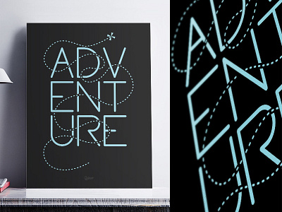 August Dribbble Adventure Poster