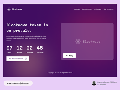 Presell Pages - Blockchain Landing page