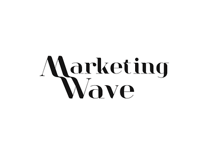 Marketing Wave branding creative design graphic design graphicdesign graphiclogomark icon icons illustration klover logo logo designer logotype marketing wave identity modern modern design