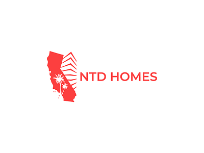 NTD HOMES branding creative design graphic graphic design graphicdesign icon illustration logo logomark logos logotype moder logo modern