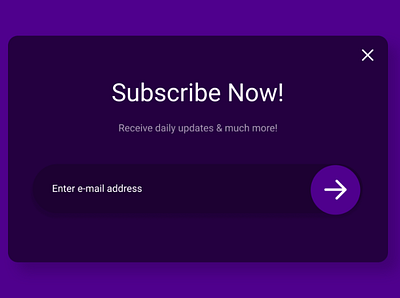 #DailyUI 026 app daily ui daily ui 025 daily ui 026 design email marketing email subscription figma graphic design pop up subscribe ui ux