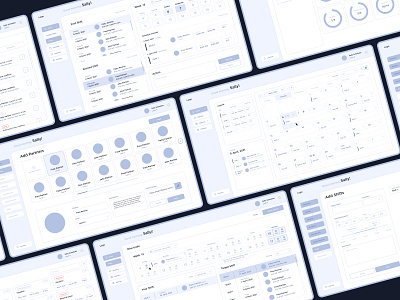 Wireframes schedule web app agenda app calendar design schedule typography ui ux wireframes