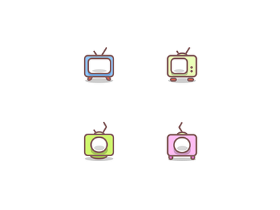 mini tv icon by YM on Dribbble