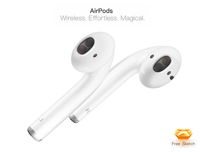 Airpods To Dribbble sketch